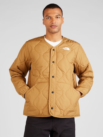 THE NORTH FACE - Casaco outdoor 'AMPATO' em castanho: frente