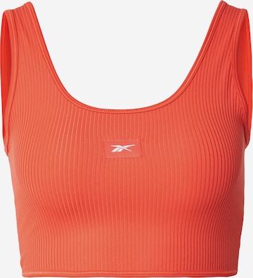 ReebokBustier Sportski grudnjak - crvena boja: prednji dio