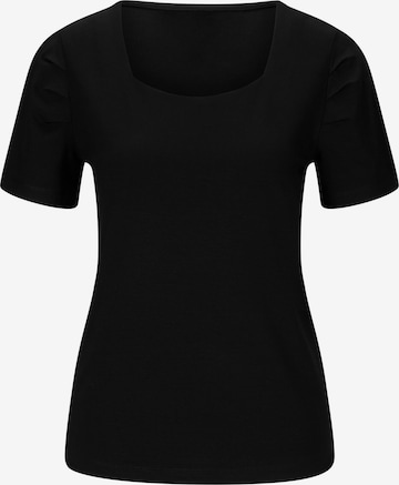 heine T-shirt i svart: framsida