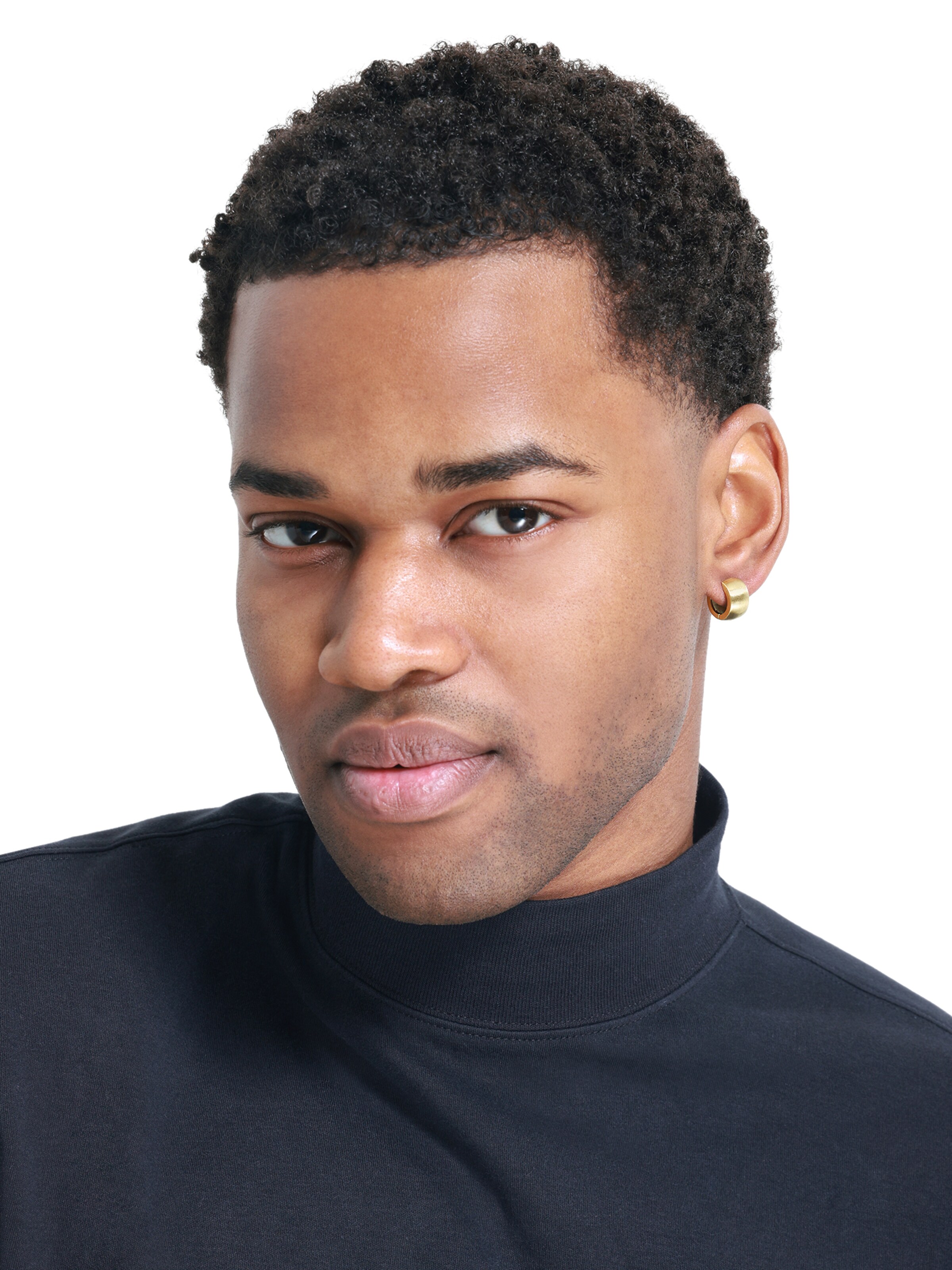 Heideman Ohrring 'Leon' in Gold: Vorderseite