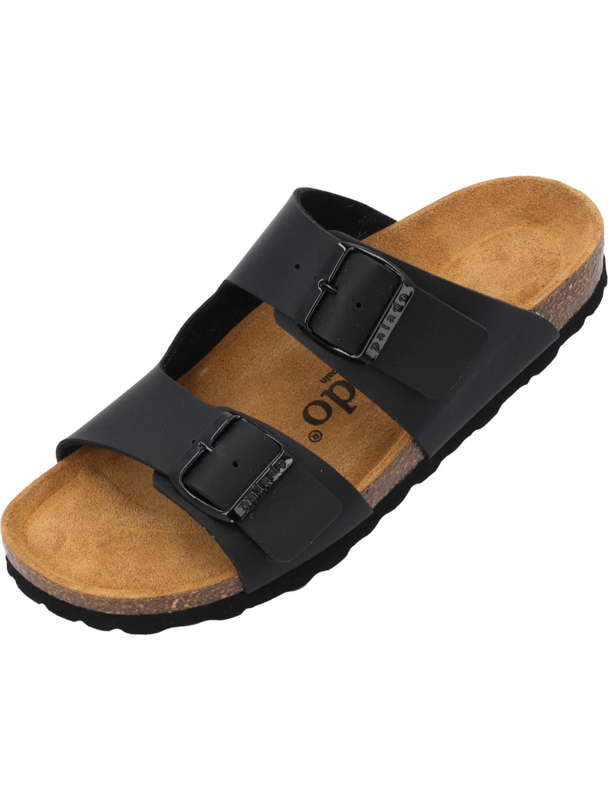 Palado Pantolette in Schwarz: Vorderseite