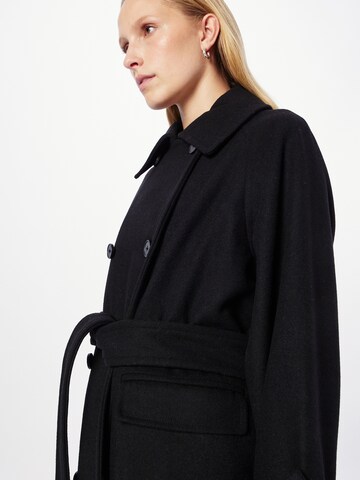 Manteau mi-saison minimum en noir