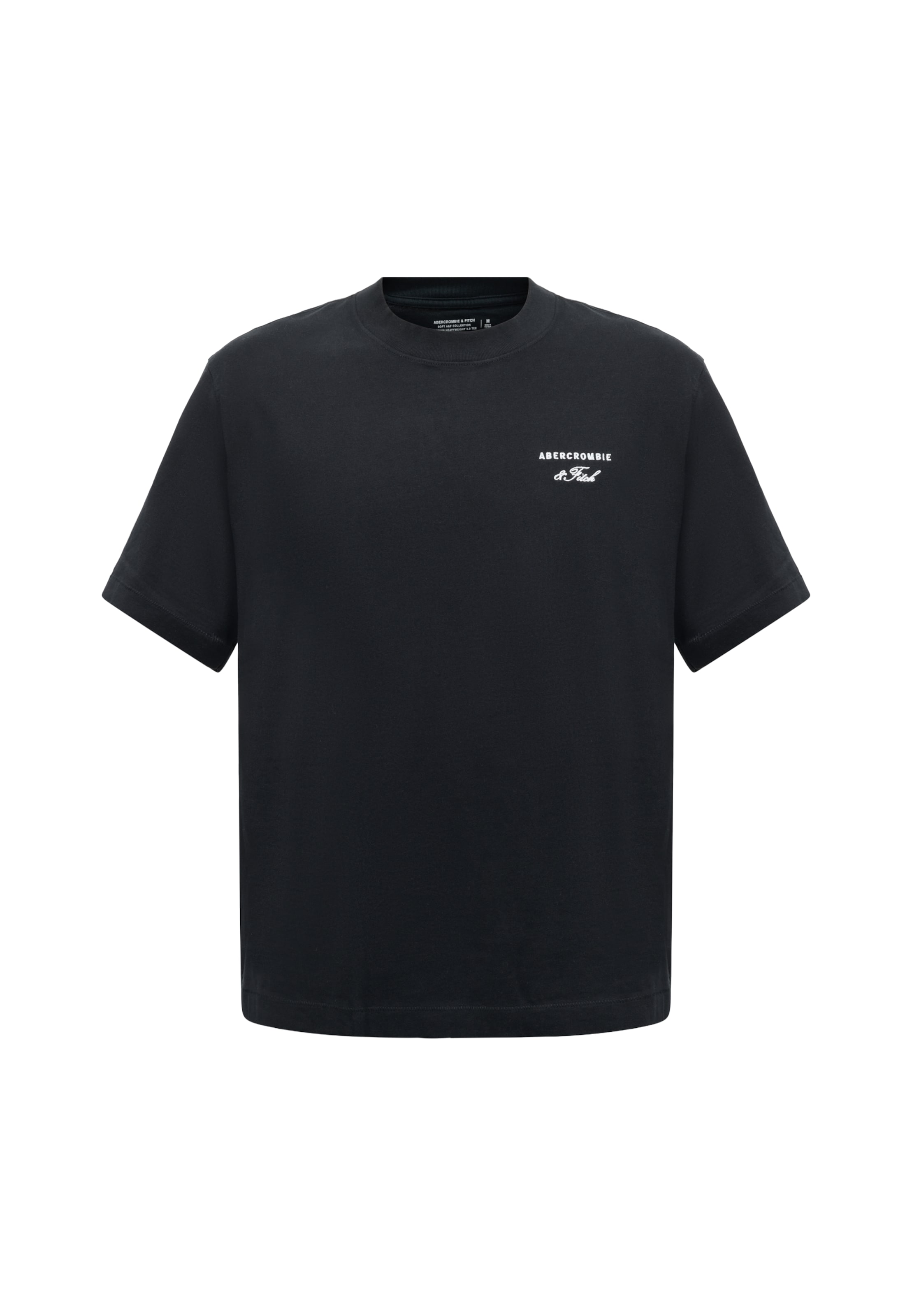 Maglietta di Abercrombie & Fitch in nero: frontale