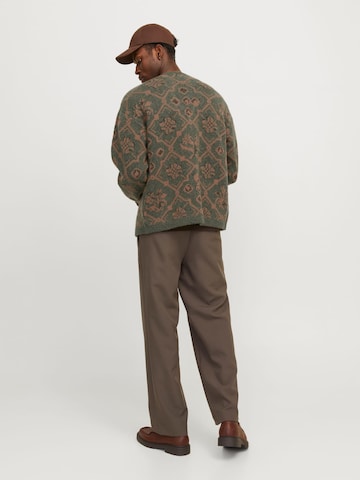 JACK & JONES Gebreid vest 'blumagne' in Groen