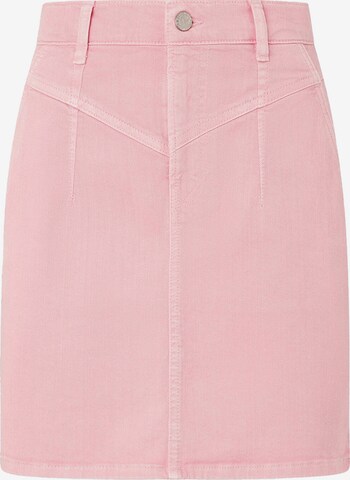 Jupe Pepe Jeans en rose : devant