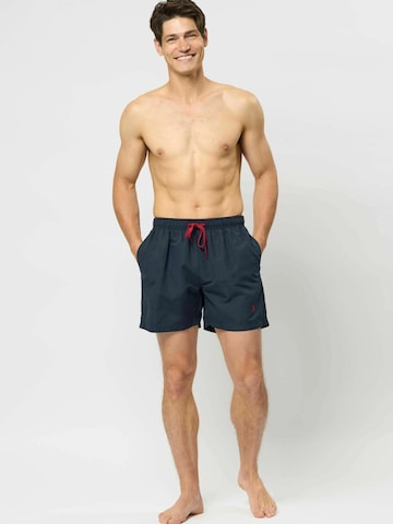U.S. POLO ASSN. Zwemshorts ' UMAza ' in Blauw
