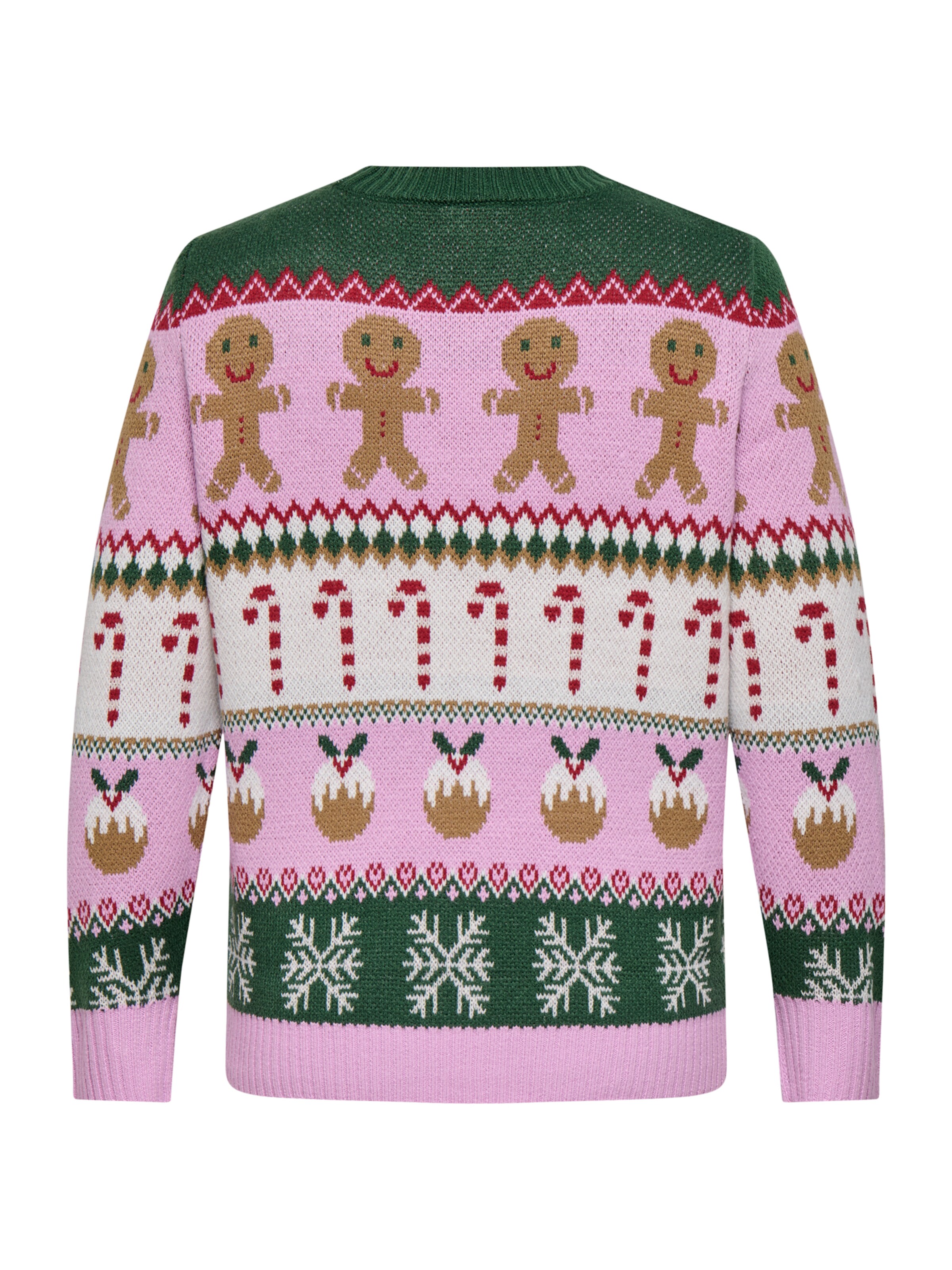 ONLY Carmakoma Pulover 'CARXMAS HO' | roza barva