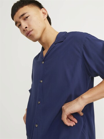 Coupe regular Chemise 'JEFF' JACK & JONES en bleu