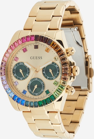 auksinė GUESS Analoginis (įprasto dizaino) laikrodis: priekis