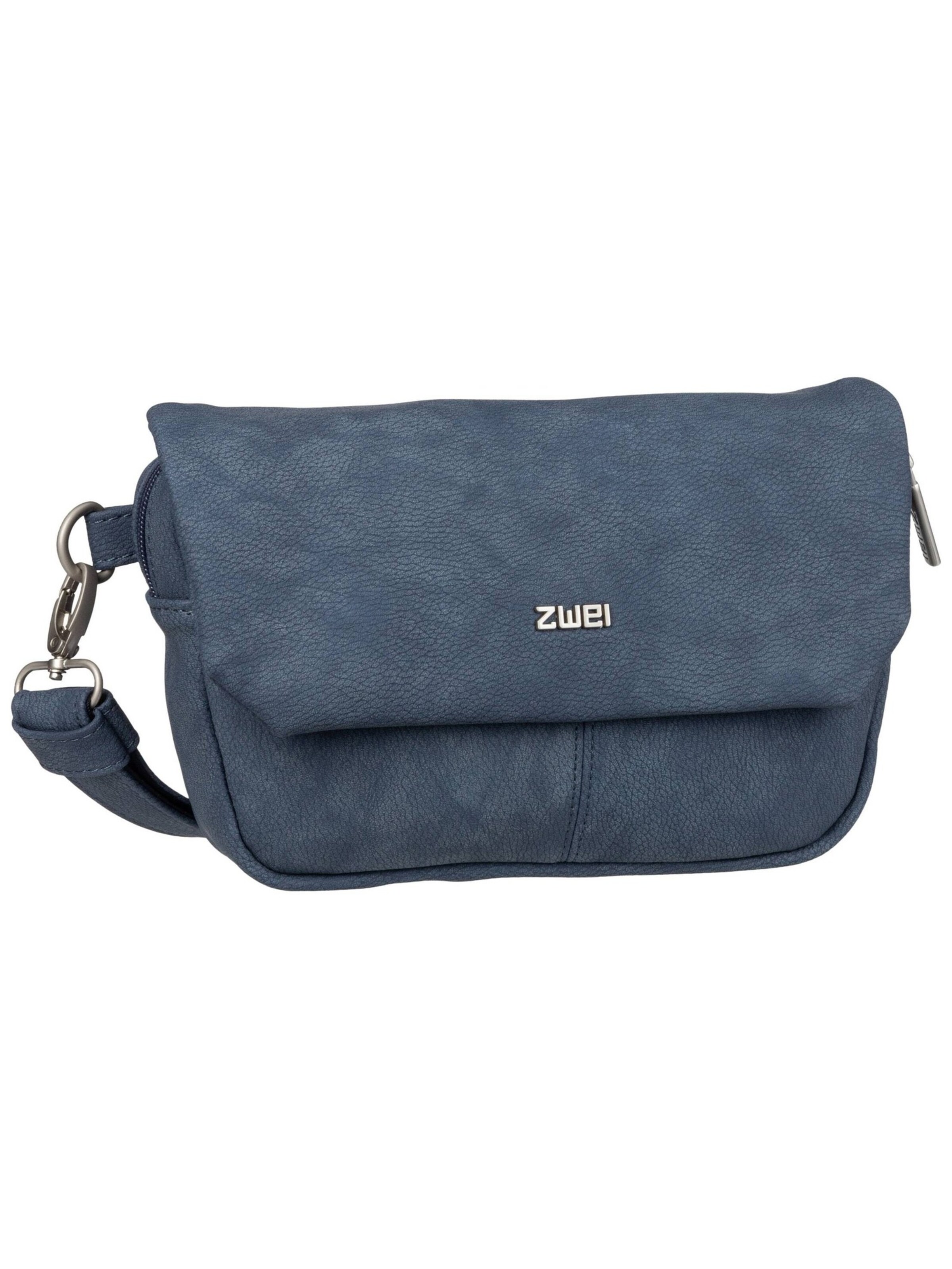 ZWEI Crossbody Bag 'Mademoiselle MH40' in Blue: front