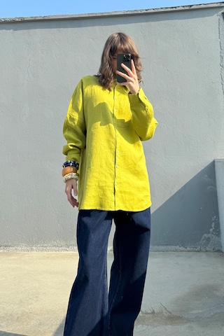 Touche Prive Shirt in Grün: Vorderseite