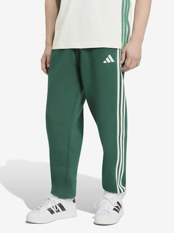 žalia ADIDAS SPORTSWEAR Siaurėjantis Sportinės kelnės: priekis