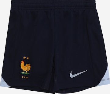 NIKE - Regular Calças de desporto em azul: frente