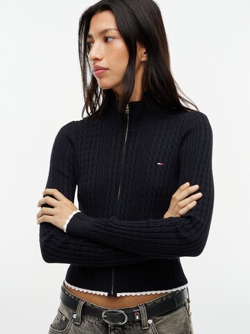 Tommy Jeans Knit cardigan in Black