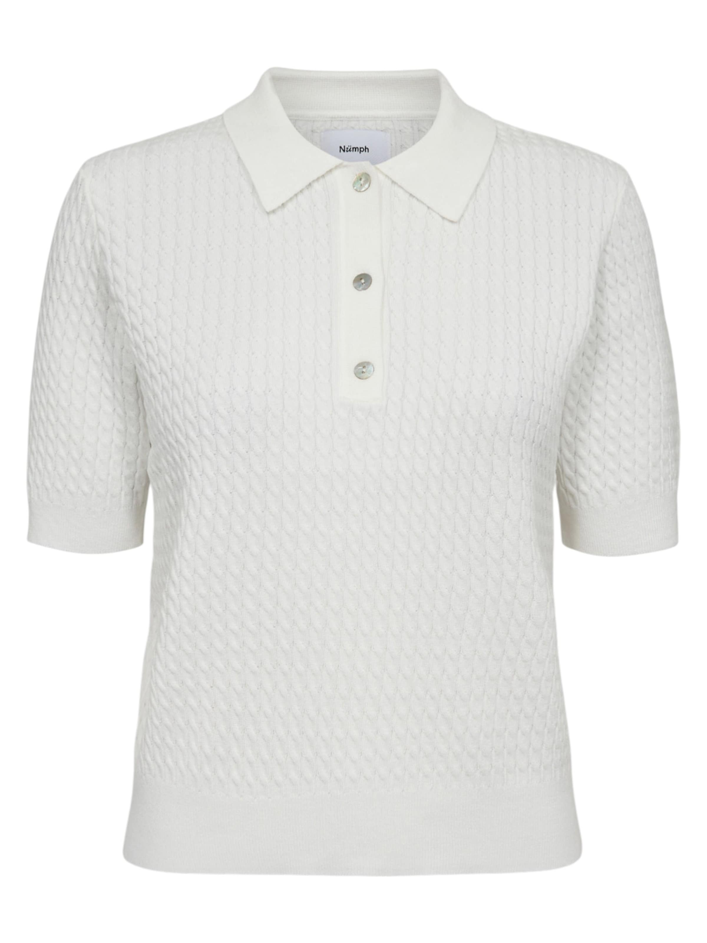 NÜMPH Poloshirt 'NUALETTE POLO' in Beige: Vorderseite