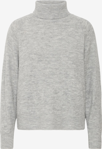 b.young Pullover 'BYMONNA' in Grau: Vorderseite