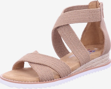 SKECHERS Sandals 'Desert Kiss' in Brown: front