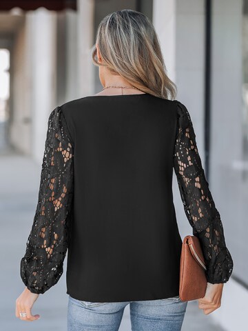 Cupshe Blouse 'Long Sleeve' in Black