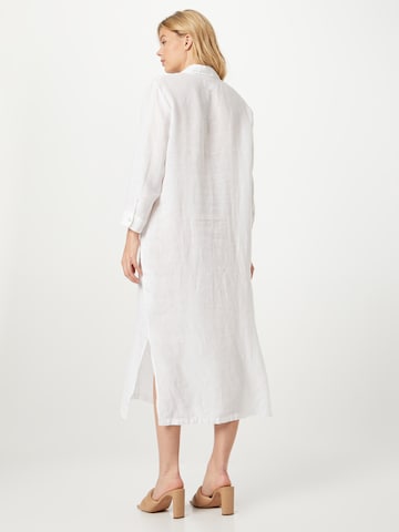 120% Lino Shirt Dress in White