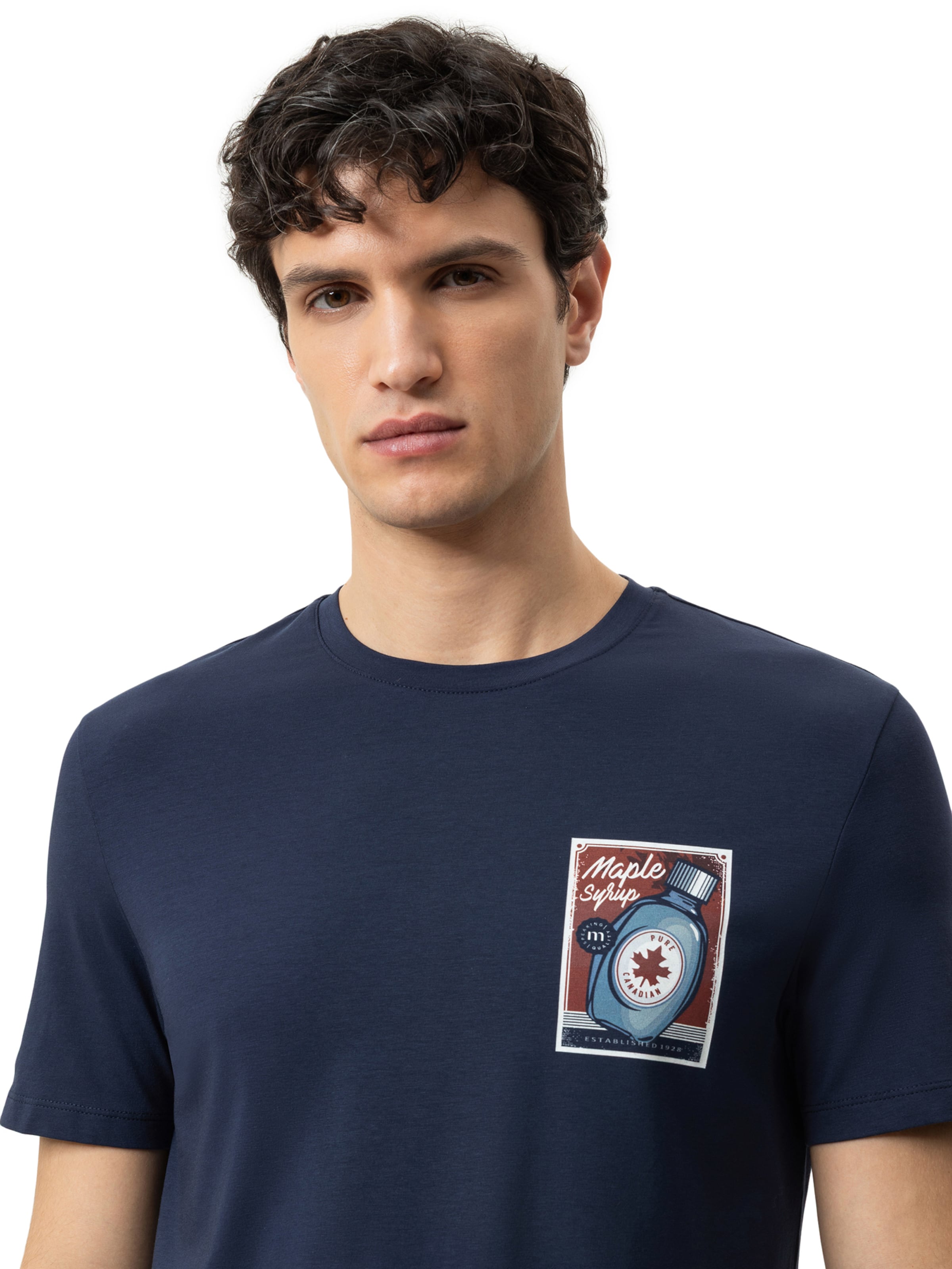 T-Shirt 'Pancake Proof ' Mey en bleu
