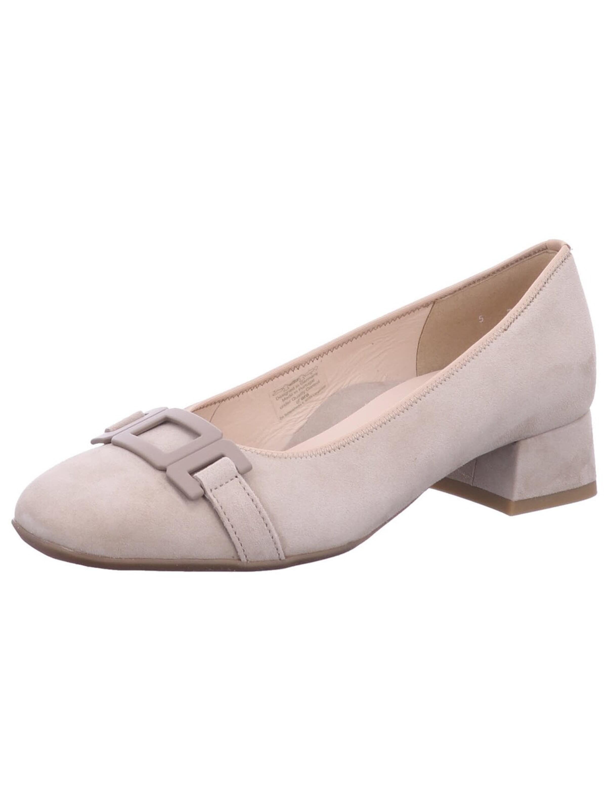 ARA Pumps 'Pump Damen 12-20402 08 Velourleder in beige'‌‌‌‌ in Beige: Vorderseite