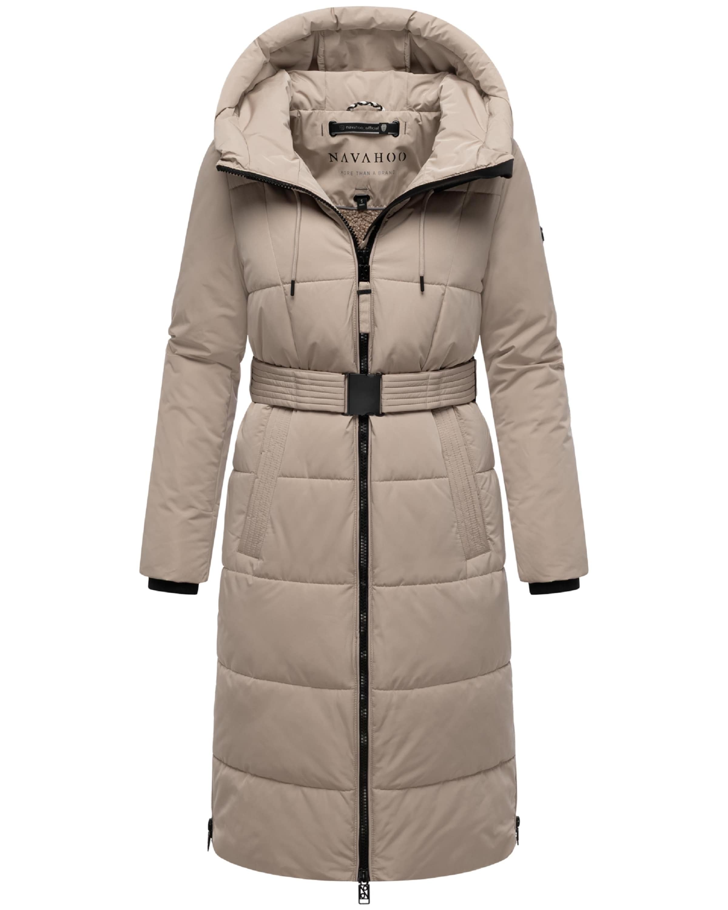 NAVAHOO Płaszcz zimowy 'Herbstnebel 14' w kolorze brązowy