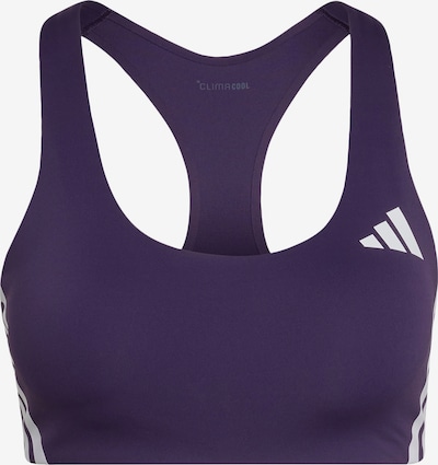 ADIDAS PERFORMANCE Sport-BH 'Adizero' in XXS/A/B in dunkellila / offwhite, Produktansicht