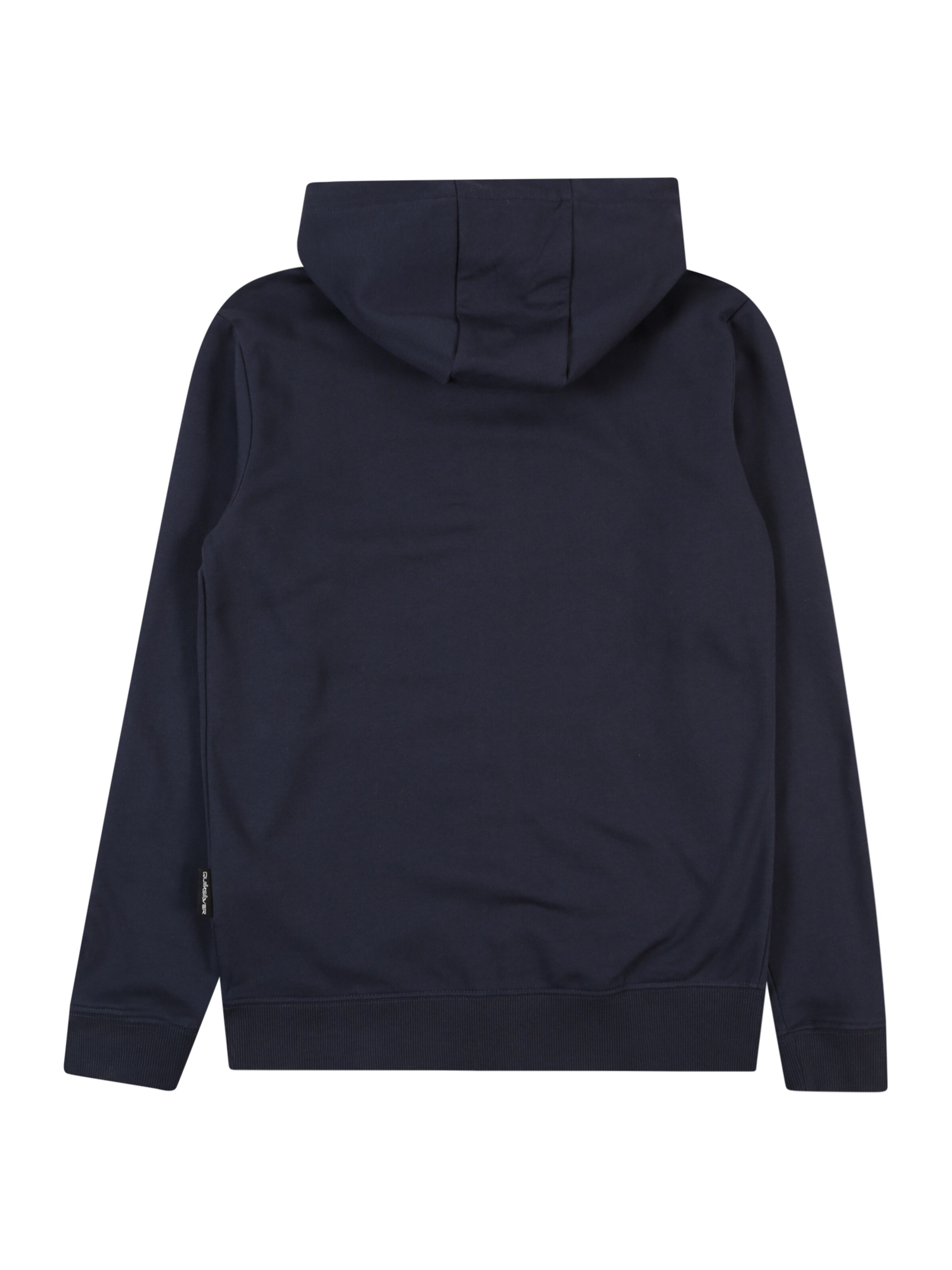 QUIKSILVER Athletic Zip-Up Hoodie in Blue
