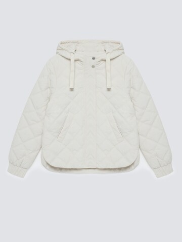 BIG STAR Tussenjas ' WYNTERINA ' in Wit: voorkant