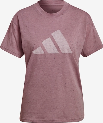 T-shirt fonctionnel 'Future Icons Winners 3.0' ADIDAS PERFORMANCE en violet : devant