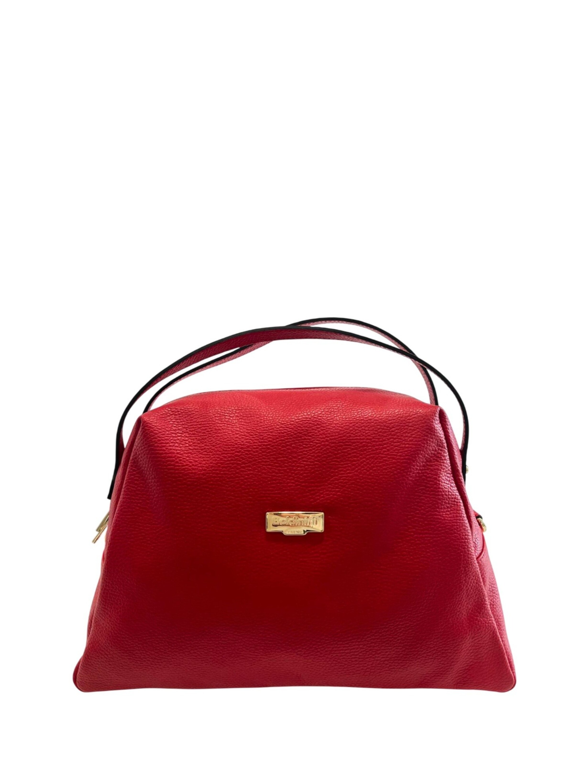 Borsa a mano 'Borsa a mano donna pelle 100% Baldinini Trend Lucca con tracolla' di Baldinini Trend in rosso: frontale