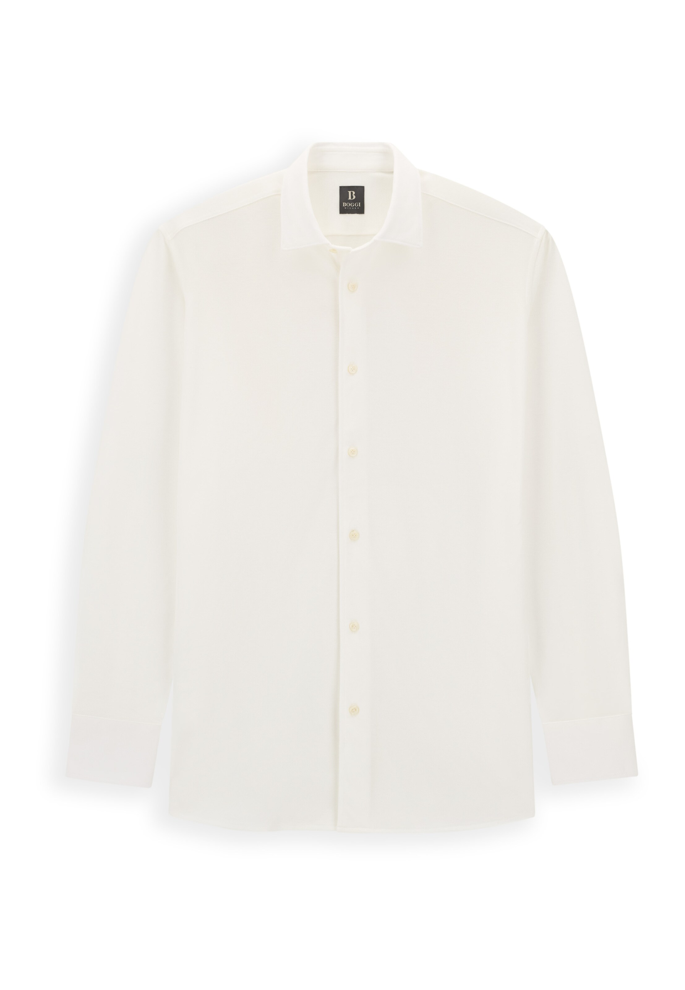 Boggi Milano Shirt in Wit: voorkant