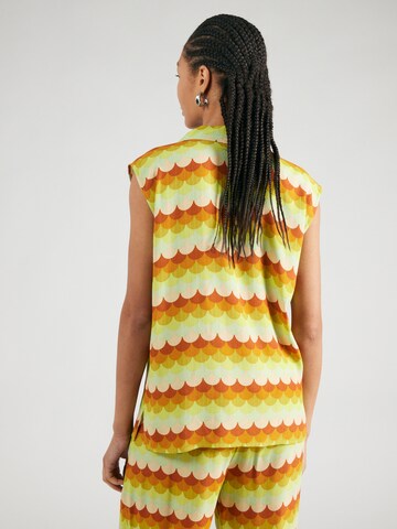 King Louie - Blusa 'July Peaches' en amarillo