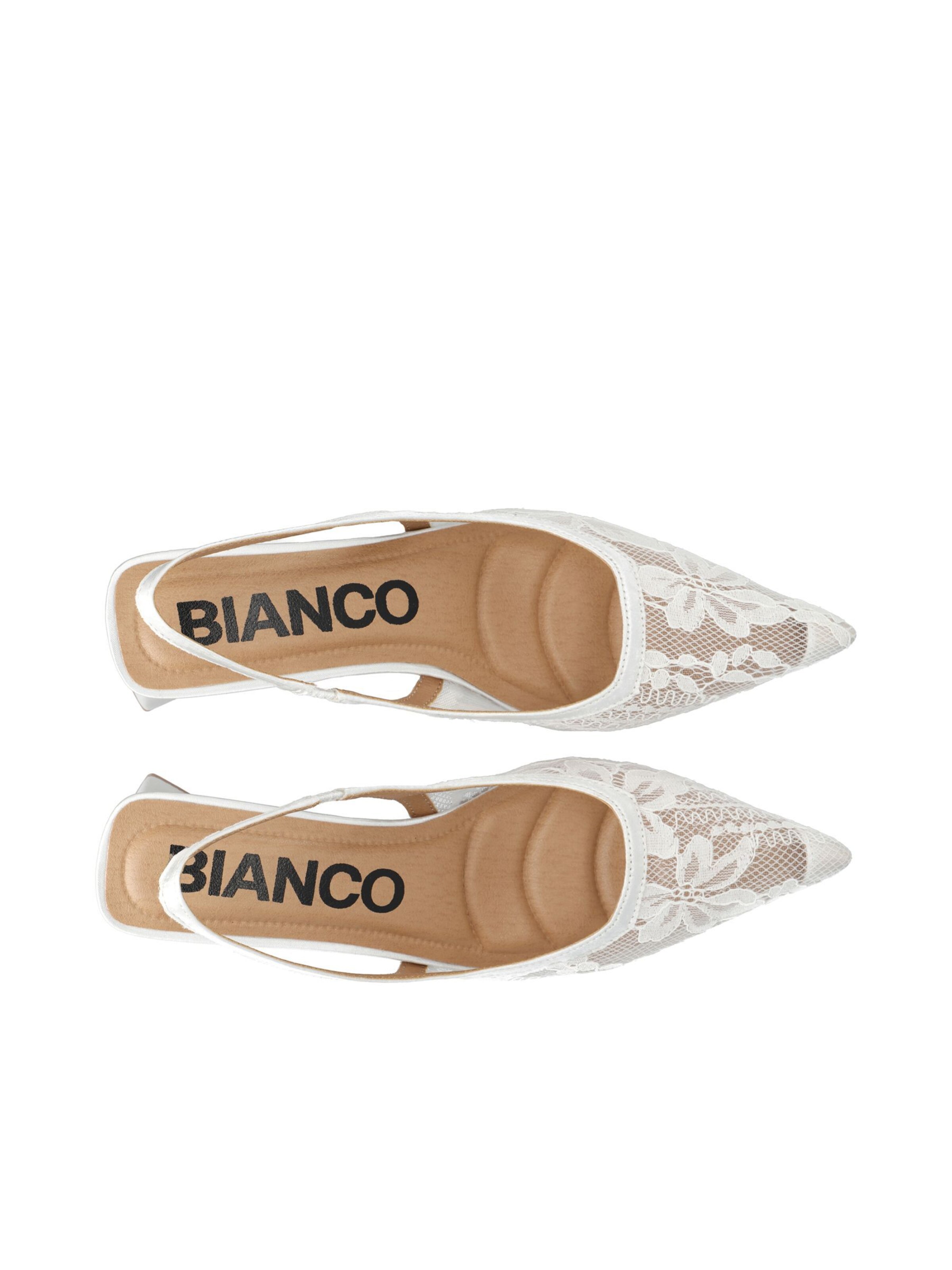 Bianco Slingback pumps 'Maralyn' in White