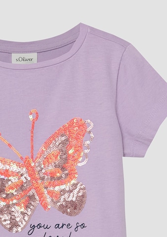T-Shirt s.Oliver en violet