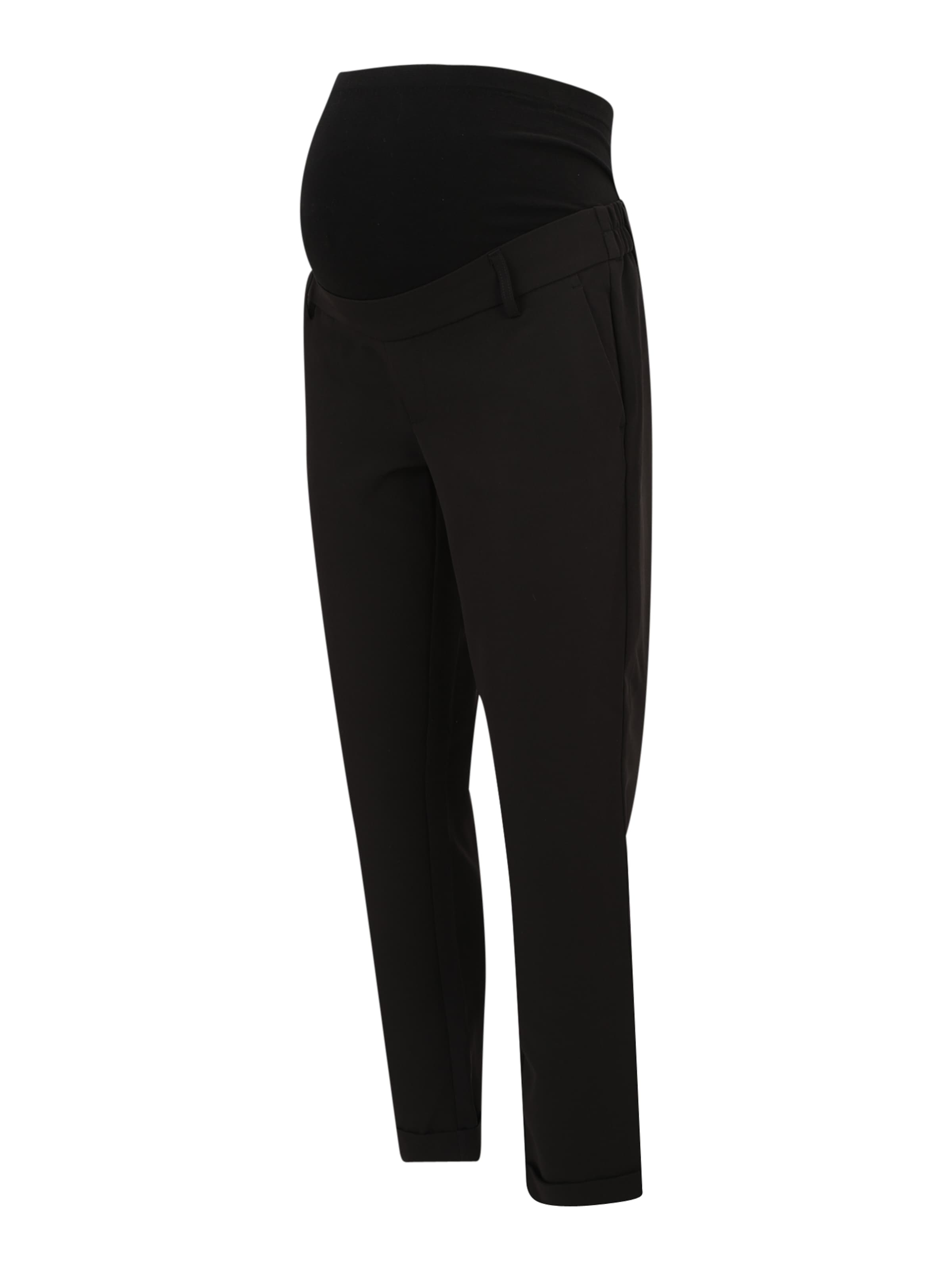 MAMALICIOUS - regular Pantalón 'MLNEWLORA' en negro: frente