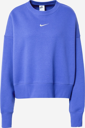 Nike Sportswear Sweater majica u neonsko ljubičasta / bijela, Pregled proizvoda