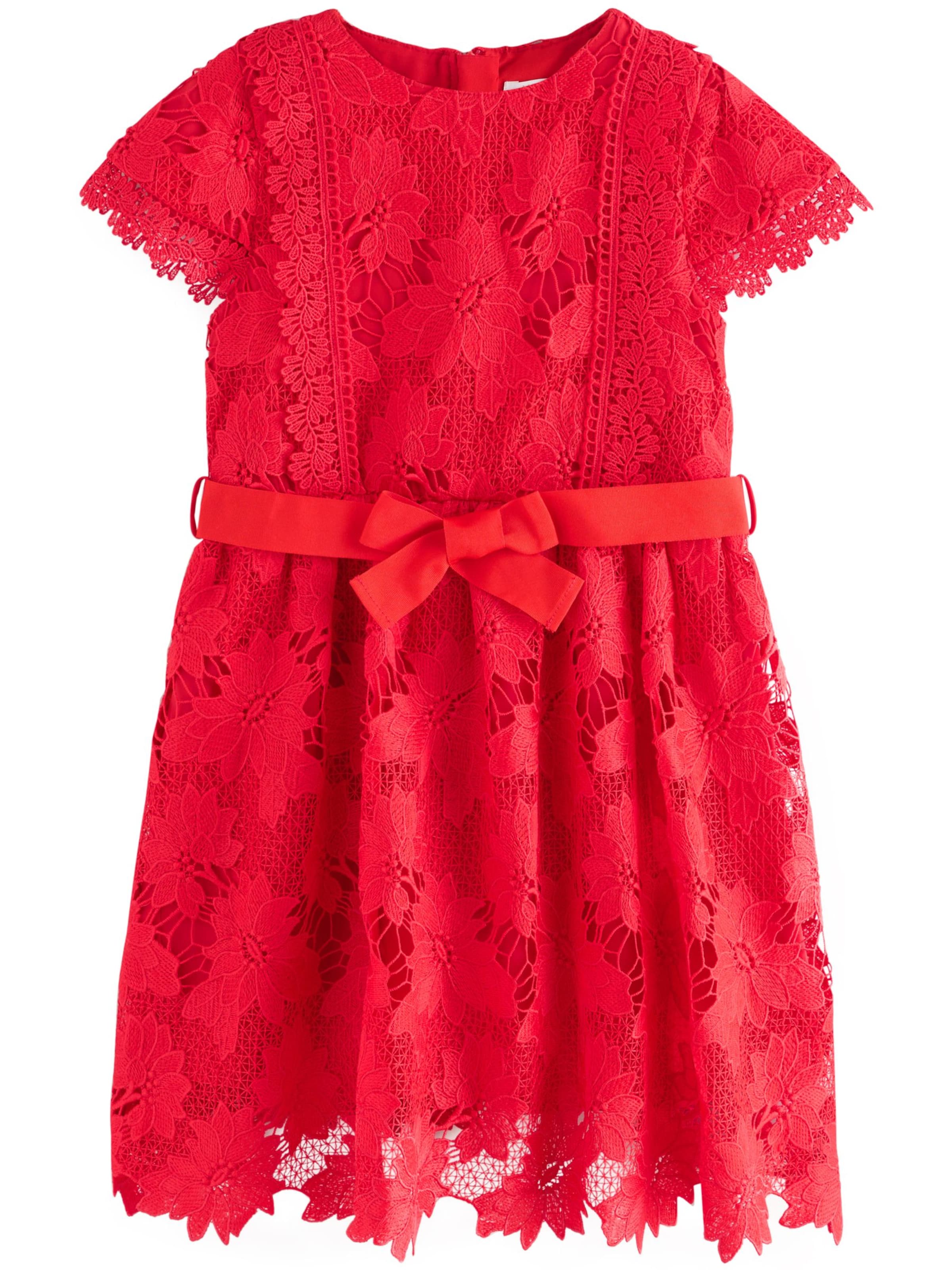 Abito di Next in rosso: frontale