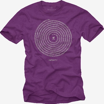 MAKAYA Shirt in Lila: Vorderseite