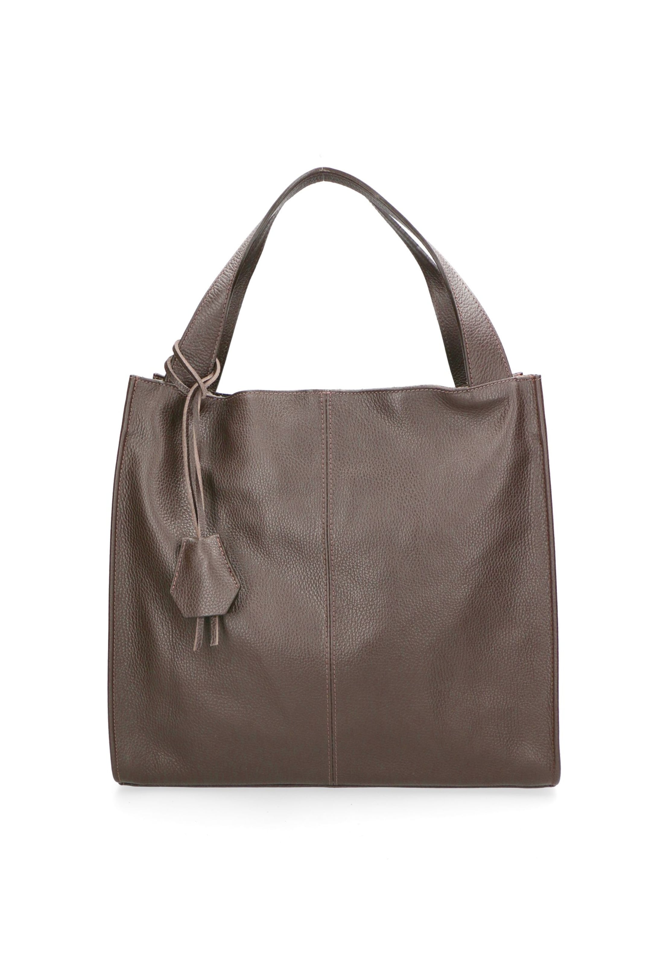 CHICCA BORSE Shopper in Bruin: voorkant