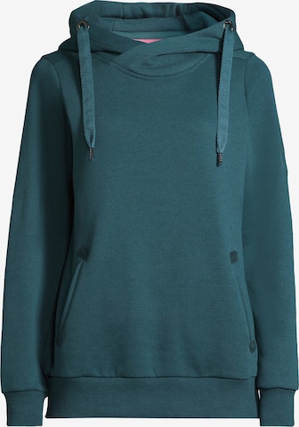 salzhaut Sweatshirt 'Sünn' in Grün: Vorderseite