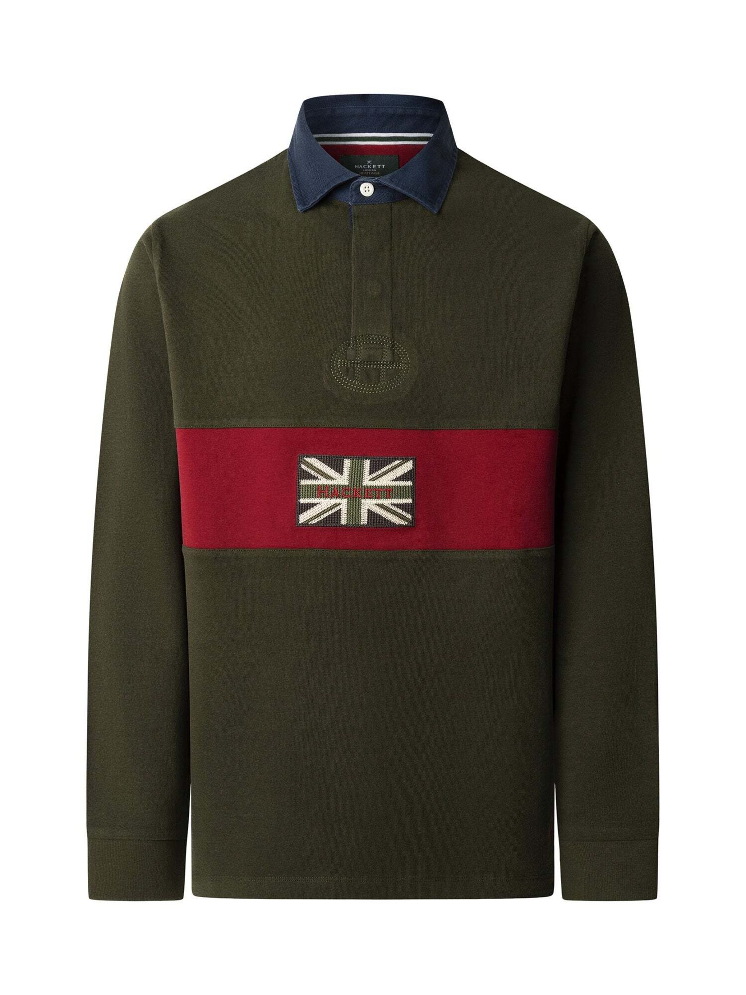 T-Shirt Hackett London en vert : devant