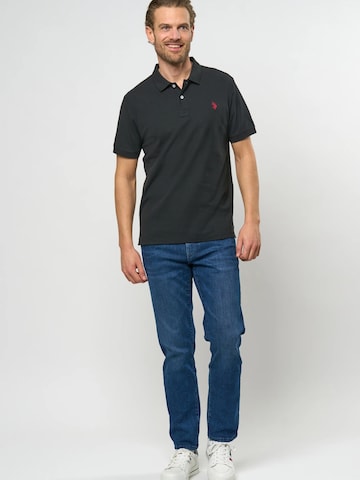 U.S. POLO ASSN. Overhemd 'Alfred' in Zwart