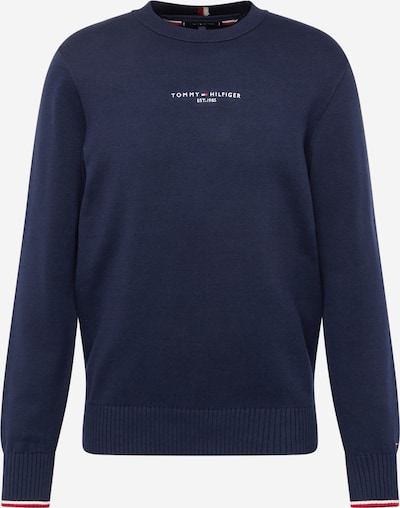 TOMMY HILFIGER Pull-over en bleu marine / rouge / blanc, Vue avec produit