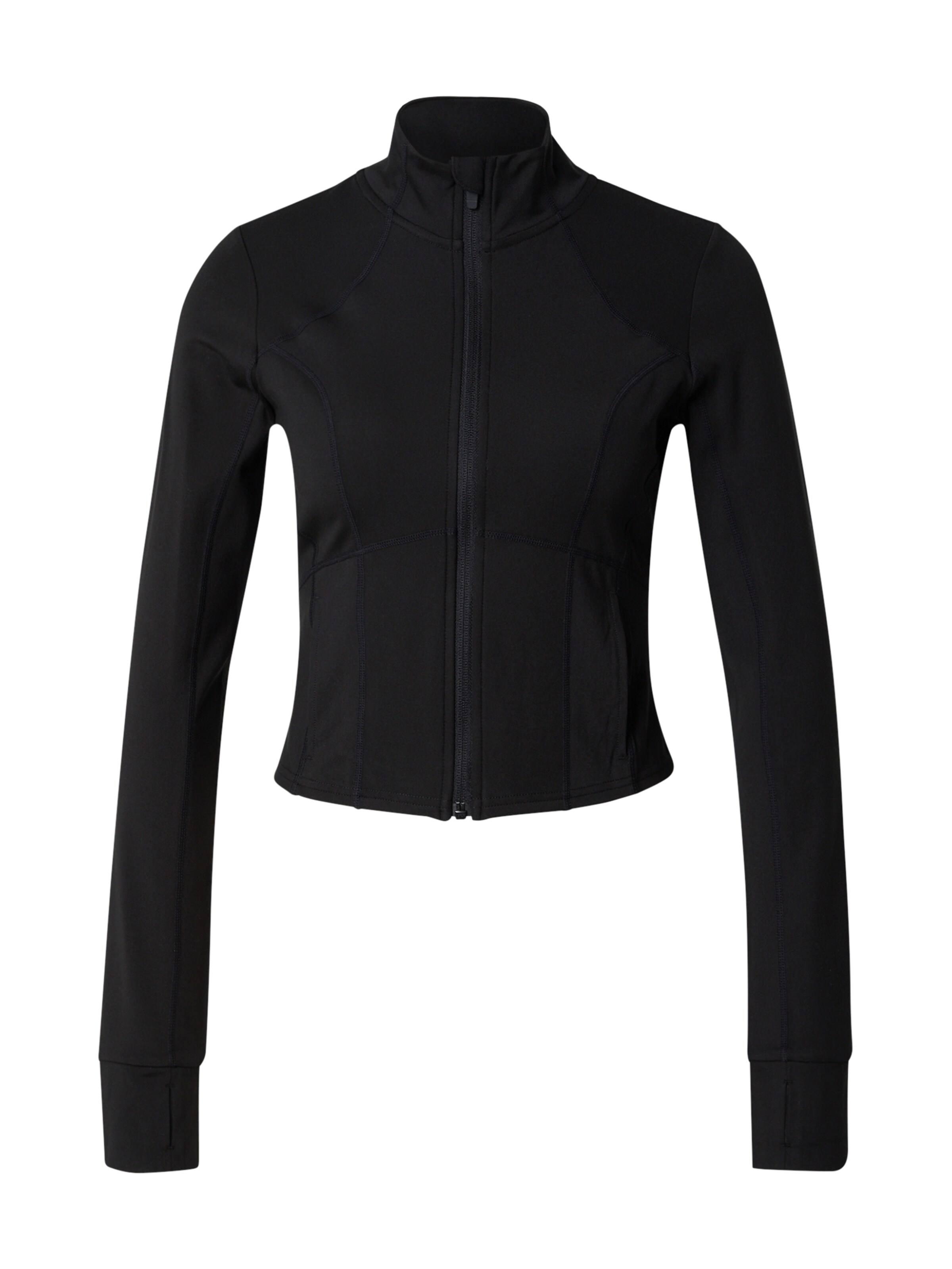 Veste de sport Fabletics en noir : devant