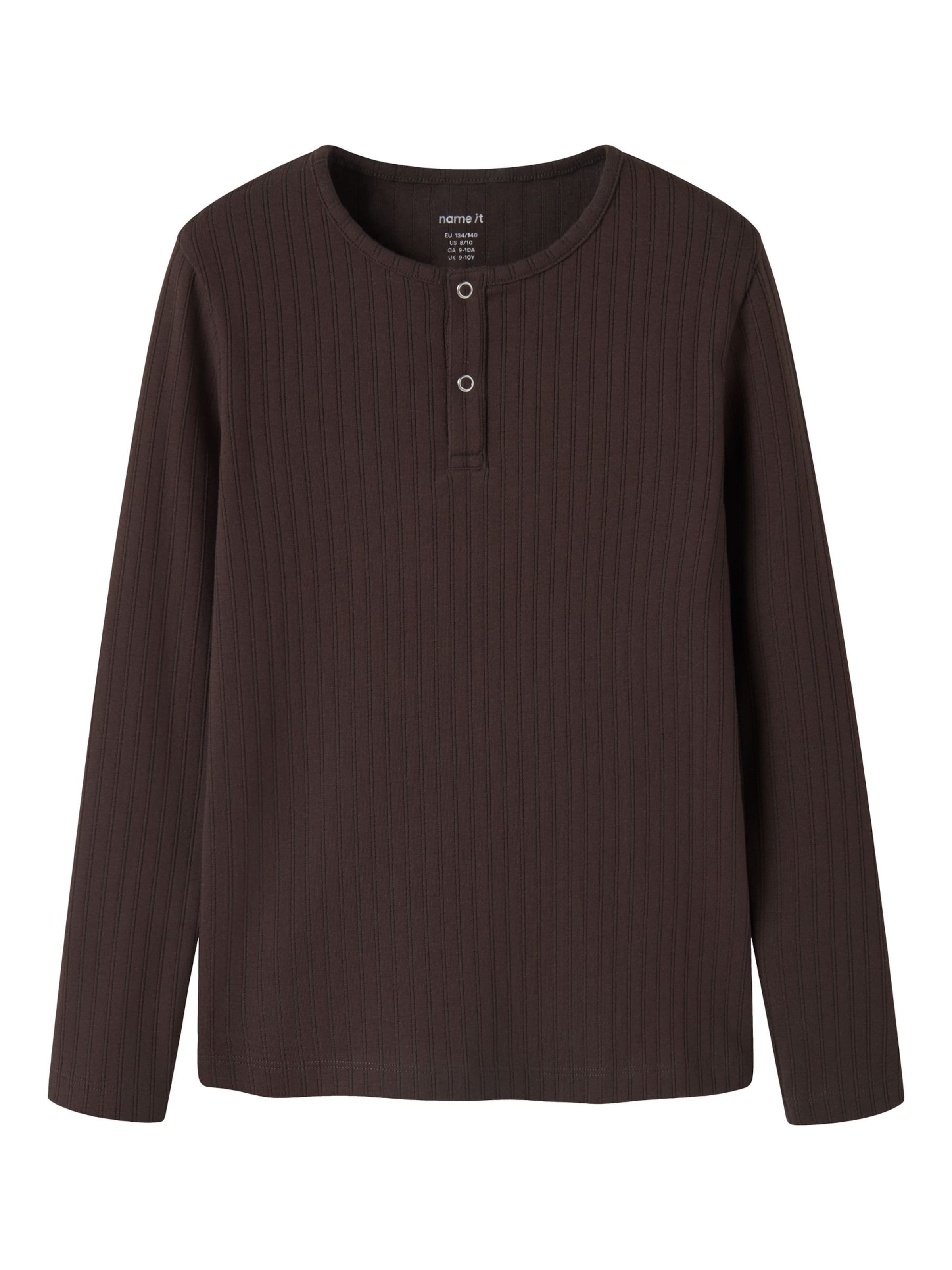 NAME IT - Camiseta en marrón: frente
