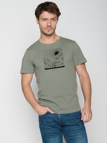 GREENBOMB Shirt 'Nature Friends' in Groen: voorkant