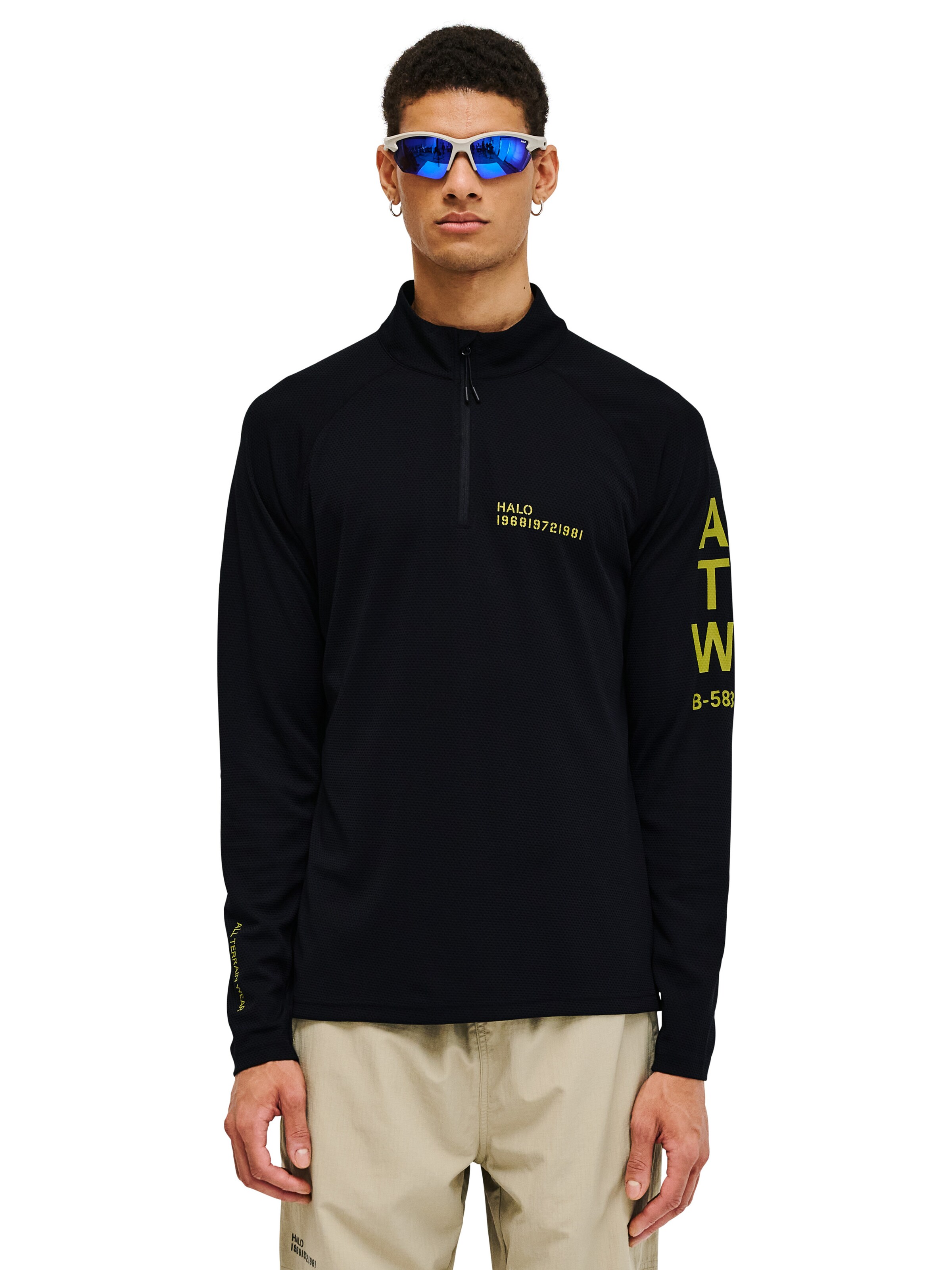 HALO Functioneel shirt in Zwart