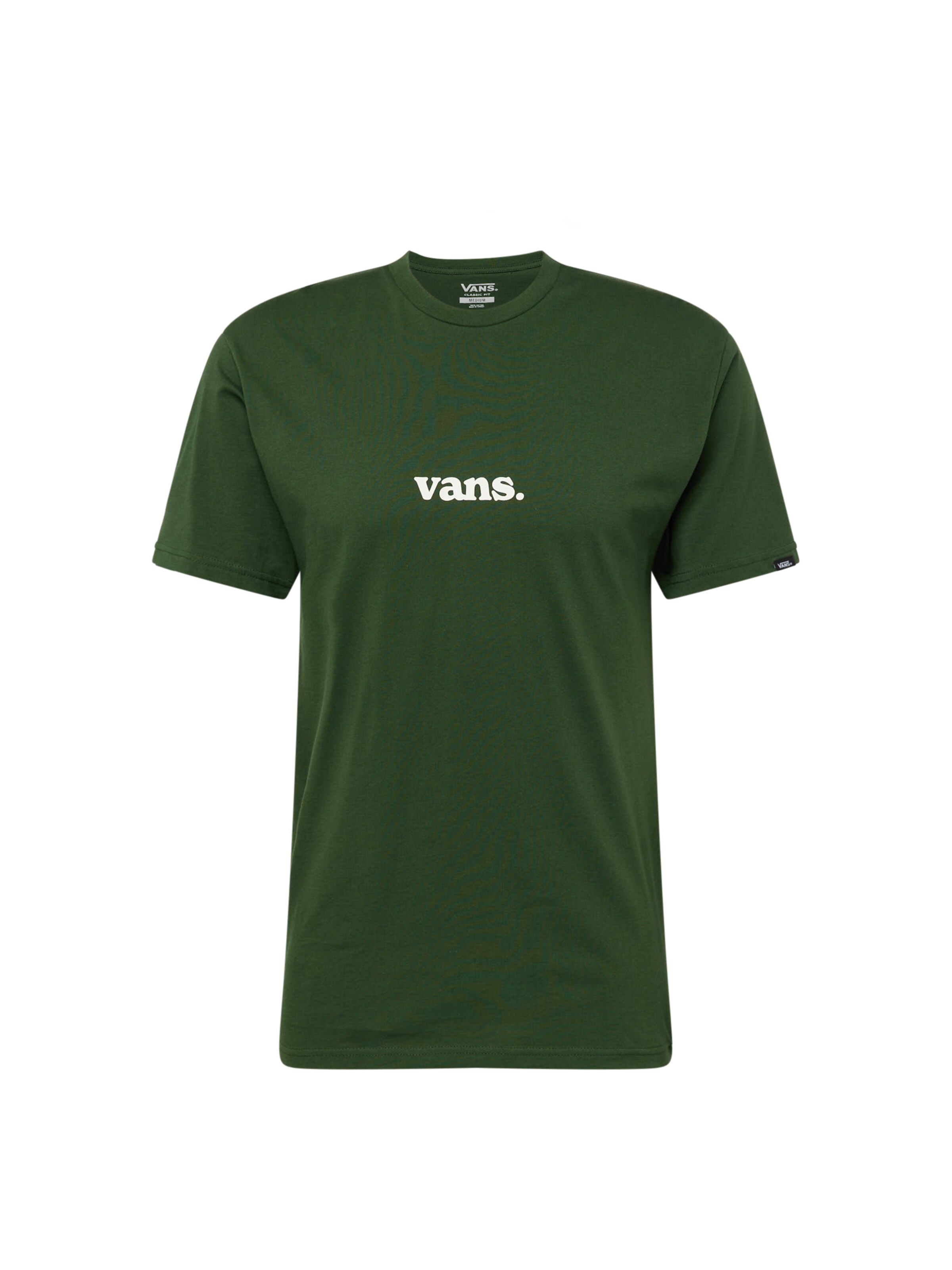 VANS Koszulka 'LOWER CORECASE' w kolorze zielony: przód