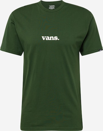 VANS Shirt 'LOWER CORECASE' in Groen: voorkant